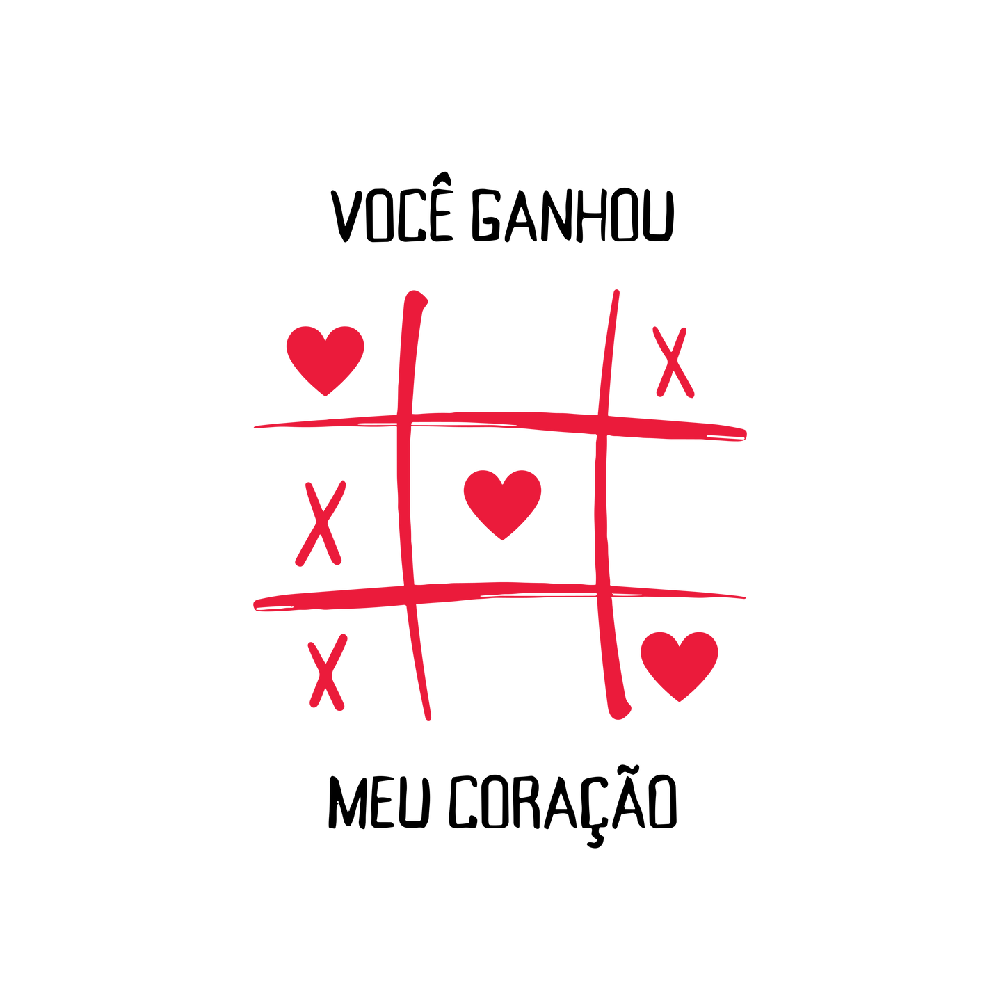 Você ganhou meu coração !