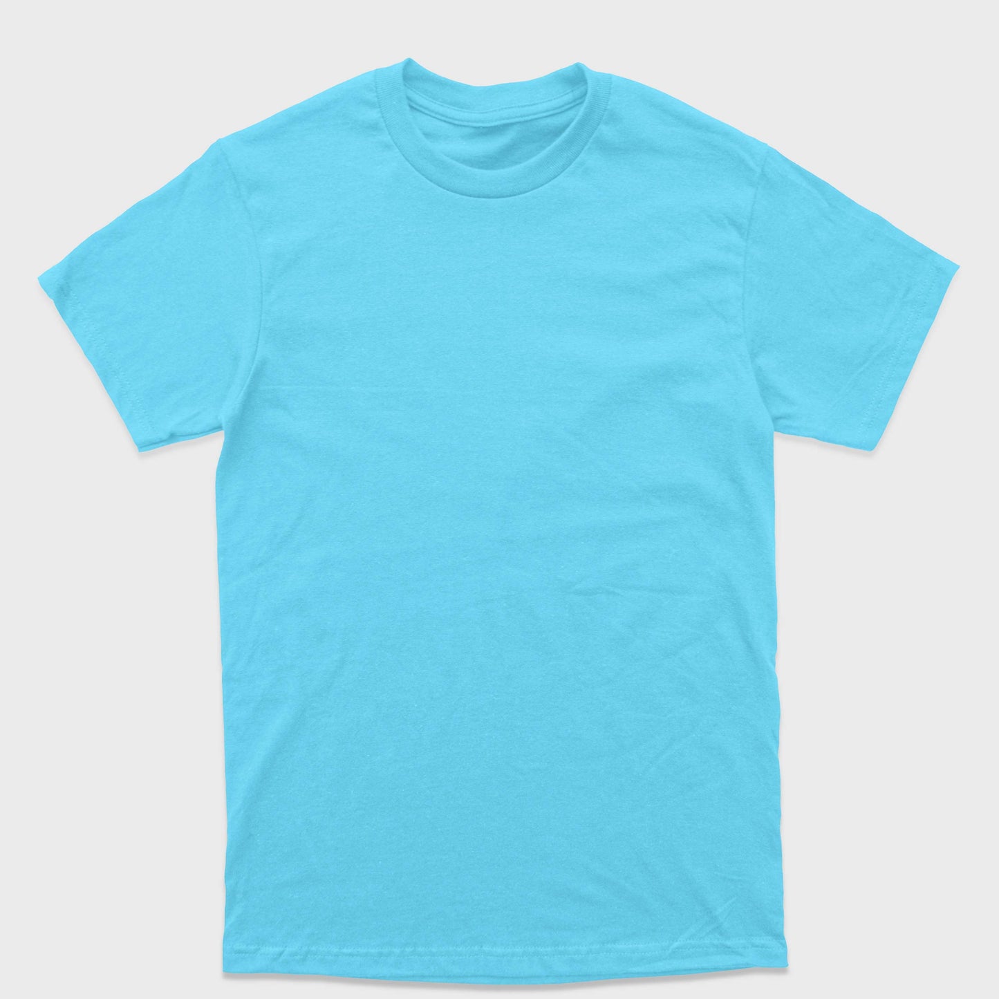 Camiseta Azul Bebê 100% algodão T-Shirt 30.1