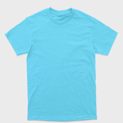 Camiseta Azul Bebê 100% algodão T-Shirt 30.1