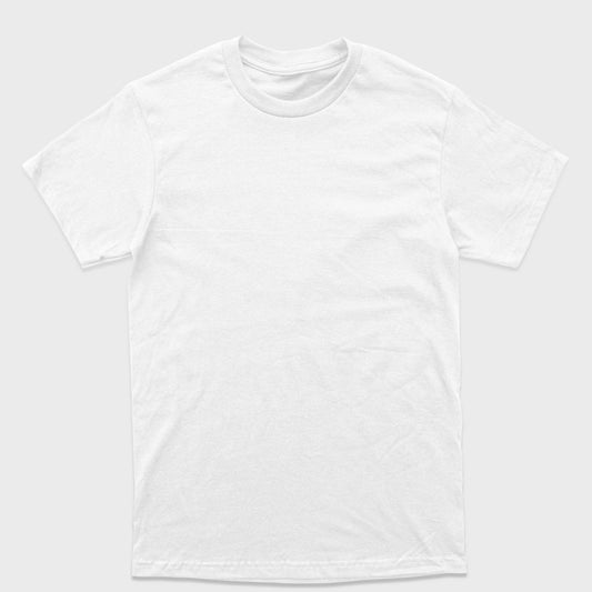 Camiseta Branca 100% algodão T-Shirt 30.1