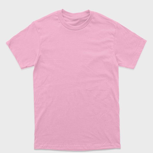 Camiseta Rosa Bebê 100% algodão T-Shirt 30.1