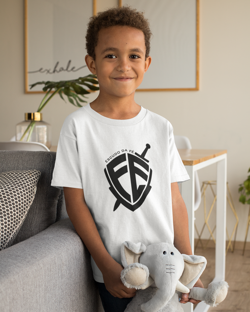 Estampa Aplicável Escudo da Fé Logo