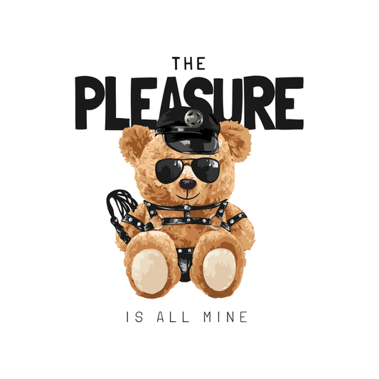 Estampa Aplicável Teddy Bear The Pleasure is All Mine