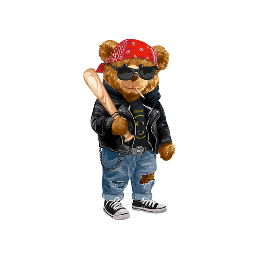 Estampa Aplicável Teddy Bear Urban Style