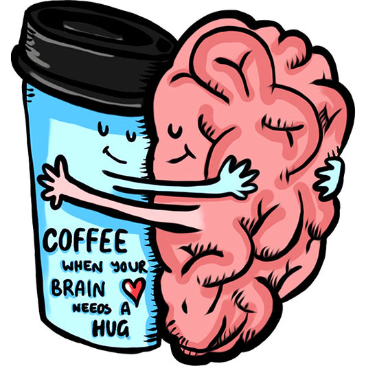 Estampa Aplicável Café Coffe Brain Work