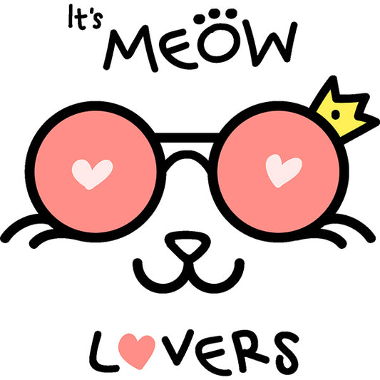 Estampa Aplicável It's Meow Lovers Cat Gato Pet