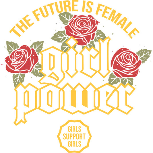 Estampa Aplicável The Future is Famale Girl Power