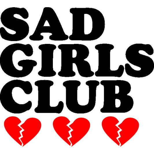 Estampa Aplicável Sad Girls Club