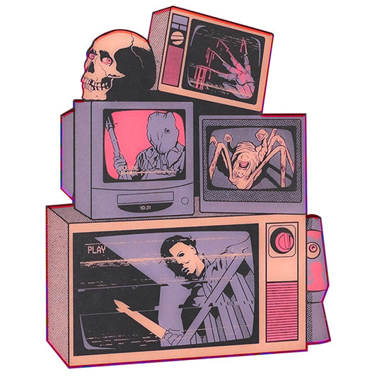 Estampa Aplicável DTF Filmes de Terror Antigos Vintage