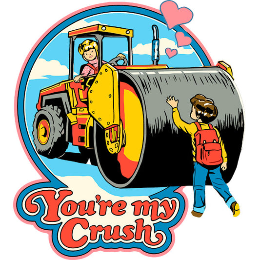 Estampa Aplicável Anos 80 Vintage Crush