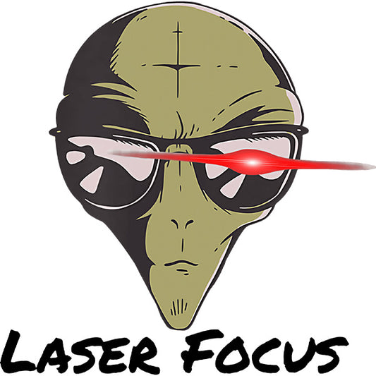 Estampa Aplicável Laser Focus Alien