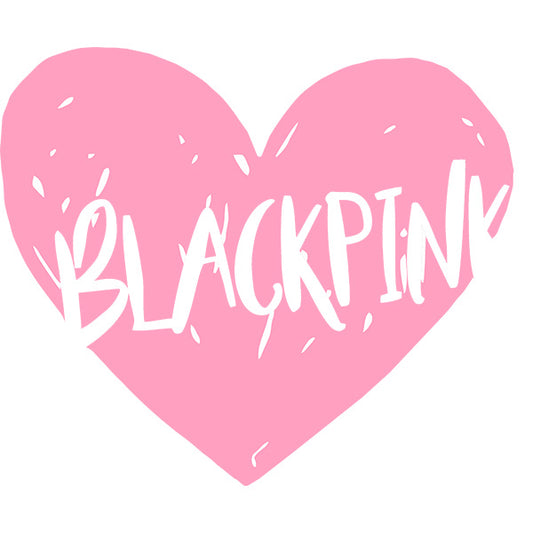 Estampa Aplicável Blackpink Coração Kpop