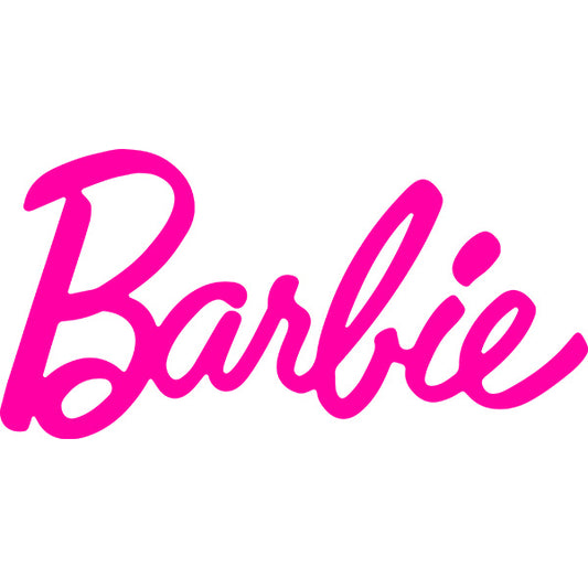 Estampa Aplicável Barbie Girl Logo