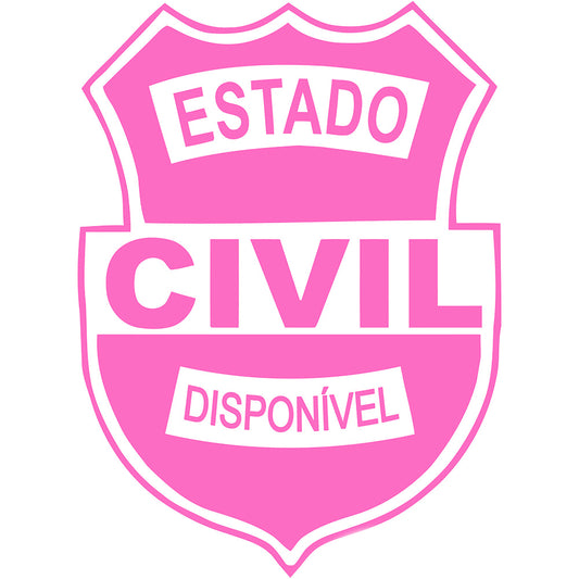 Estampa Aplicável DTF Estado Civil Carnaval