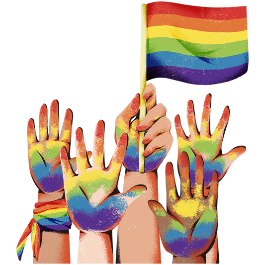 Estampa Aplicável DTF Orgulho LGBTQIA+