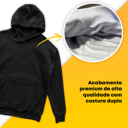 Blusa moletom canguru Pérola Premium