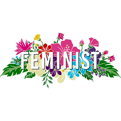 Estampa Aplicável DTF Feminist Feminista Girl Power