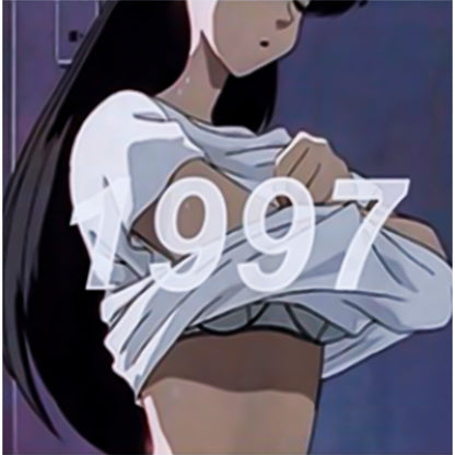 Estampa Aplicável Anime Aesthetic Girl