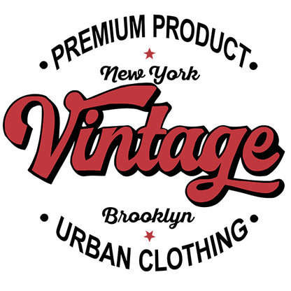 Estampa Aplicável DTF Vintage Premium Urban Clothing