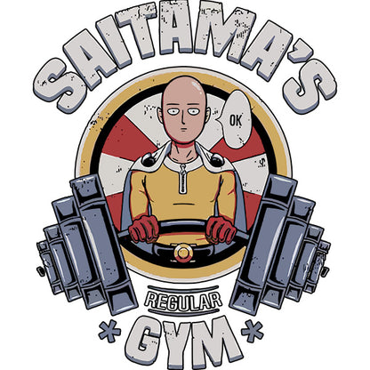 Estampa Aplicável One Punch Man Saitama Gym