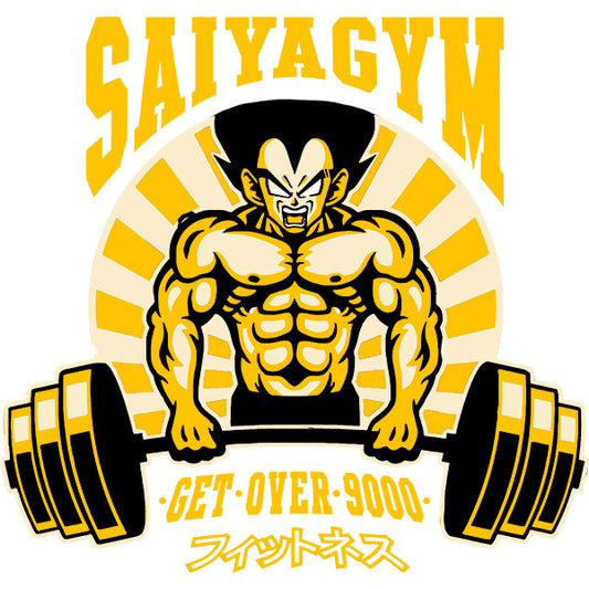 Estampa Aplicável DTF Vegeta Saiyagym