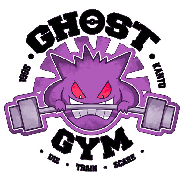 Estampa Aplicável DTF Ghost Gym Pokemon