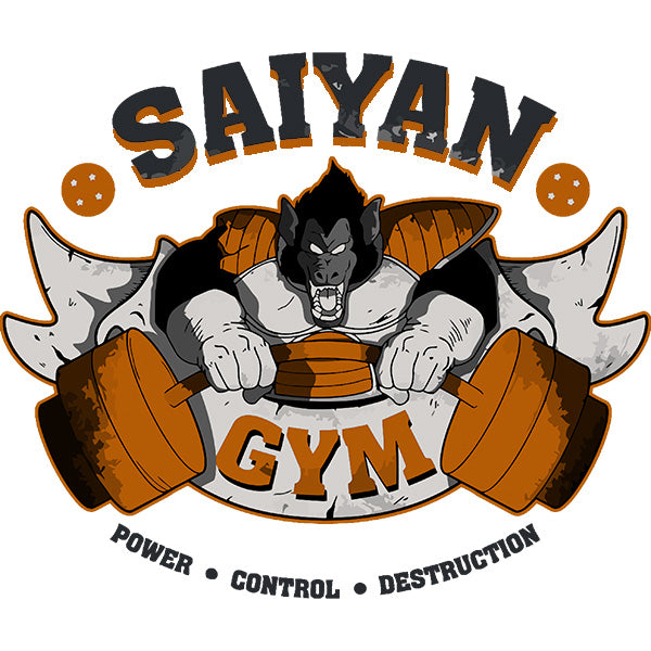 Estampa Aplicável DTF Saiyan Gym