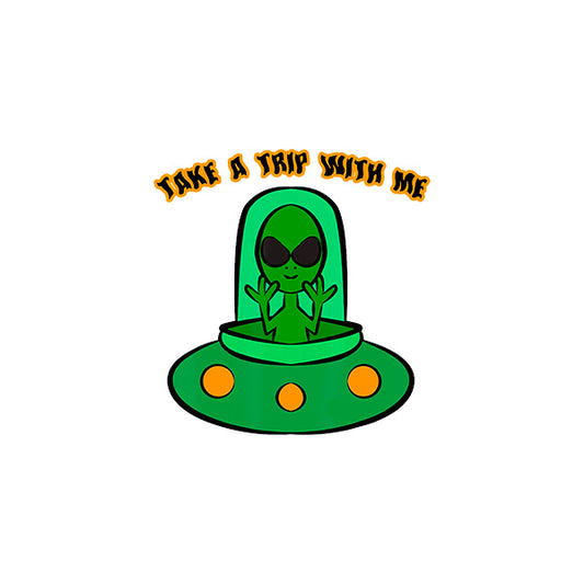 Estampa Aplicável Alien ET Take A Trip