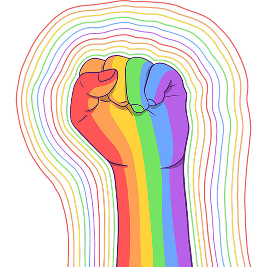 Estampa Aplicável DTF  & nbsp; LGBT Power Pride
