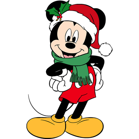 Estampa Aplicável DTF Mickey Natal