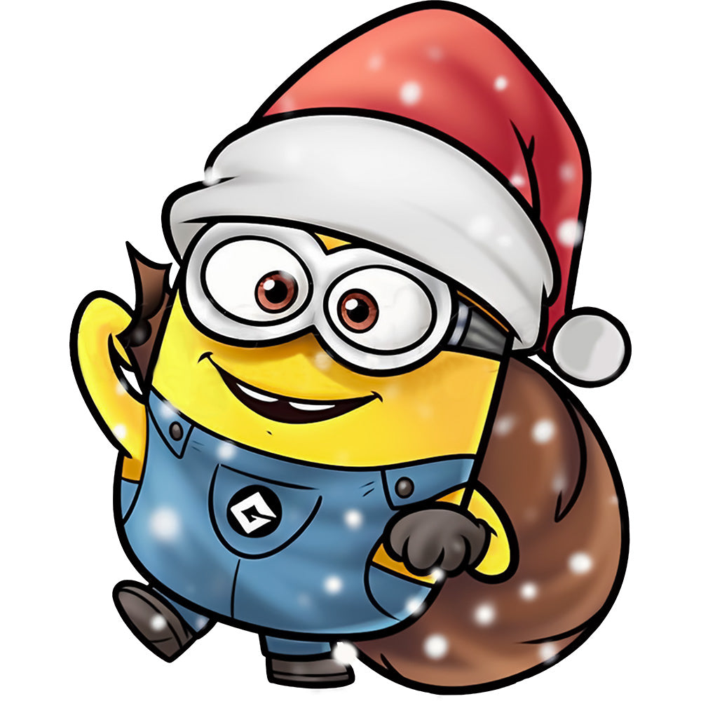 Estampa Aplicável DTF Natal Minions