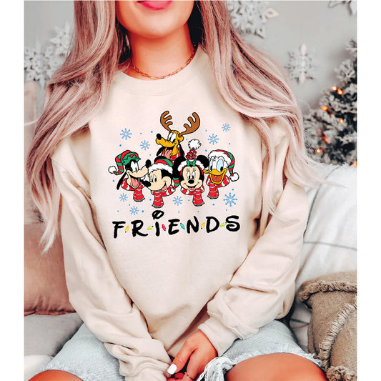 Estampa Aplicável DTF Friends Mickey Mouse