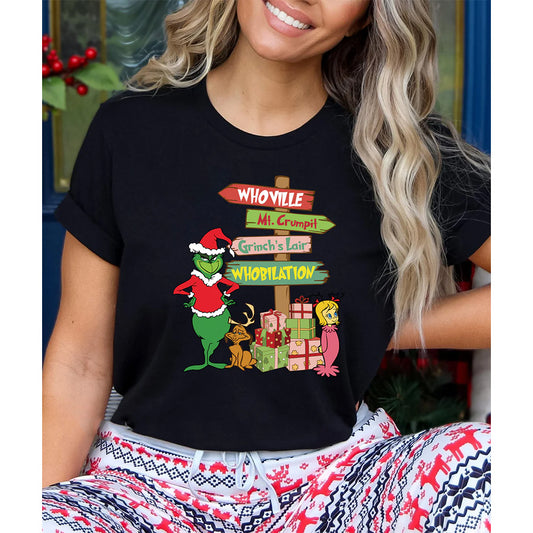 Estampa Aplicável DTF Whobilation Grinch Natal